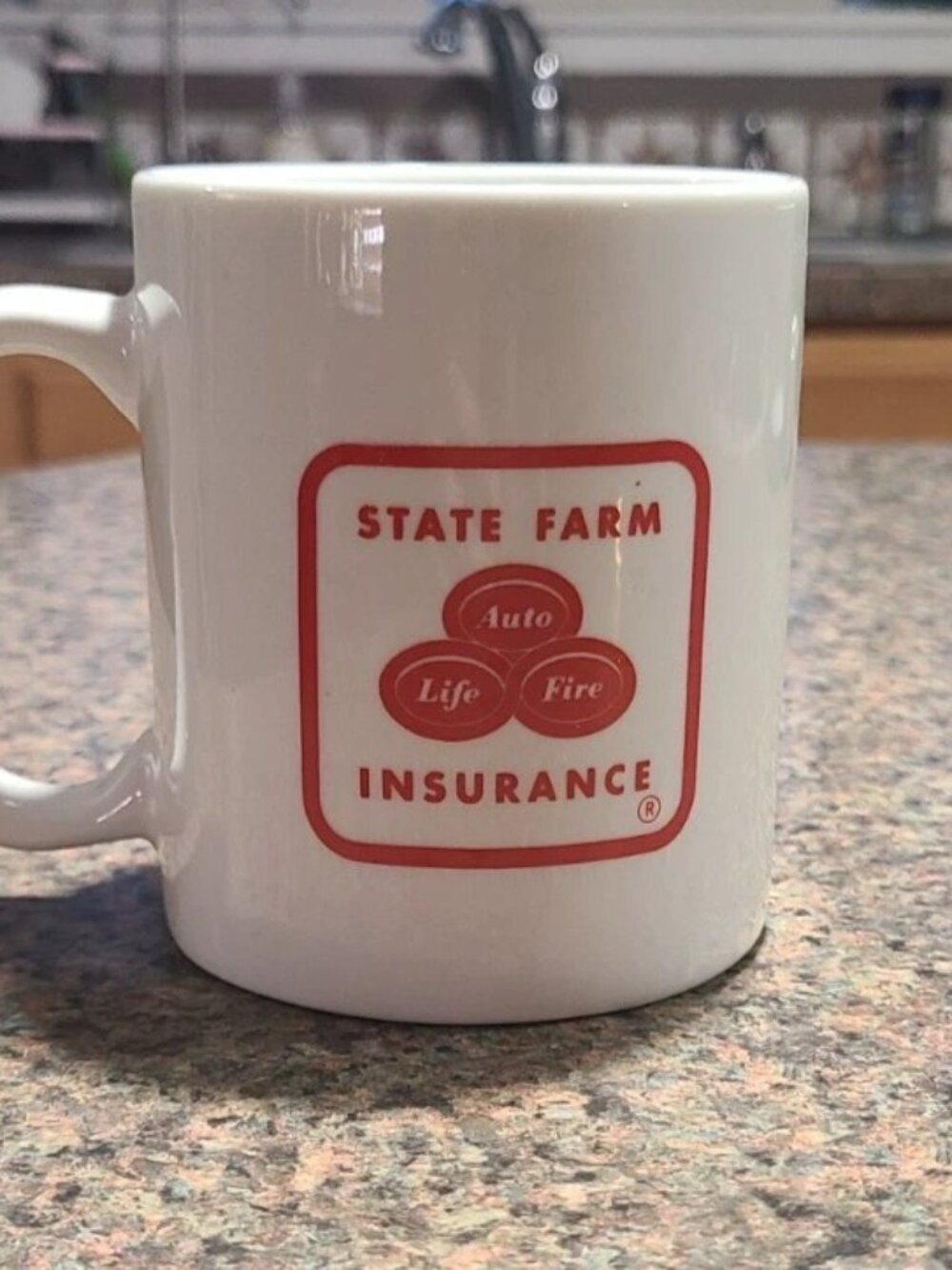 Vintage State Farm Ceramic Mug 10oz